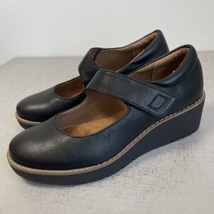 Eurosoft by Sofft Women's Franlee Wedge Mary Jane Shoes 8M Preppy Comfort